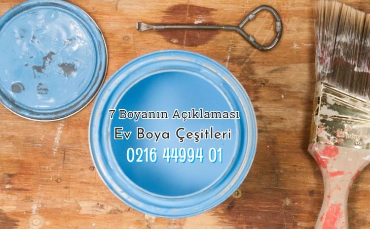  7 Boyanın Açıklaması0 (0)
